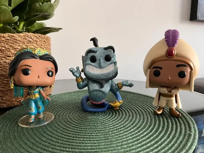 Funko Pop! Disney! Trio Aladdin, Jasmine e o Gênio