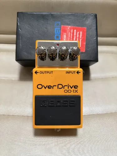 Pedal de efeito de guitarra Boss OD-1x Overdrive - Super Conservado, na caixa!!!