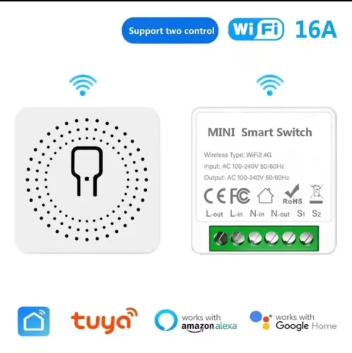 MÓDULO SMART INTERRUPTOR WIFI ALEXA GOOGLE HOME SONOFF ORIGINAL NOVO GARANTIA