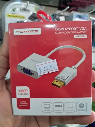 Adaptador DisplayPort para VGA Tomate MTV-601