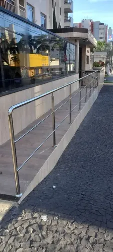Corrimão em aço inox