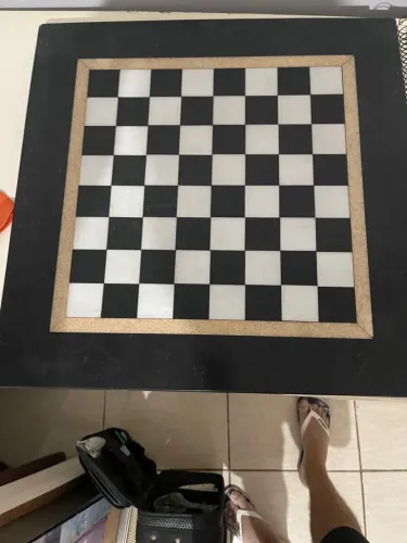Tabuleiro de Xadrez em Mármore