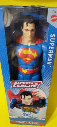 Boneco Superman - 30cm - Super Homem - Truemoves - Original Mattel