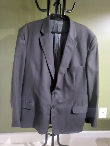 TERNO COMPLETO (CALÇA + PALETÓ) PRETO, 56, DIOR