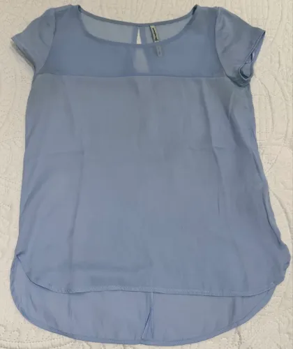 Camisa azul Stradivarius