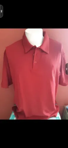 Polo Masculina Vermelha - Tamanho gM