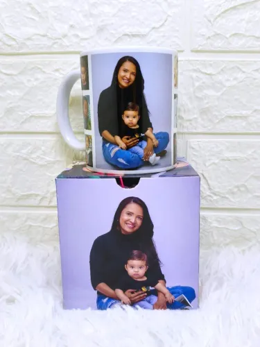 Kit Caneca + Caixa De Caneca Personalizada 