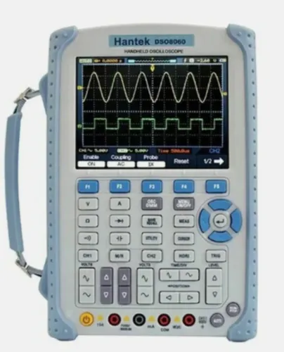 Osciloscópio portátil Hantek DSO- 8060 60MHz - Multímetro, frequencimetro,   5 x 1