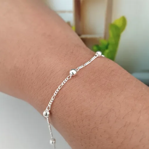 Pulseira de prata infantil