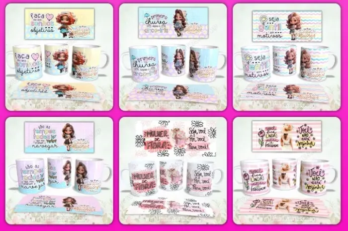 Caneca personalizada - Dia da Mulher - 8 de março