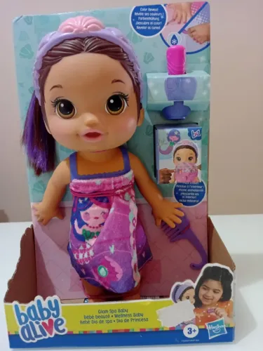 Boneca Baby Alive Glam Spa