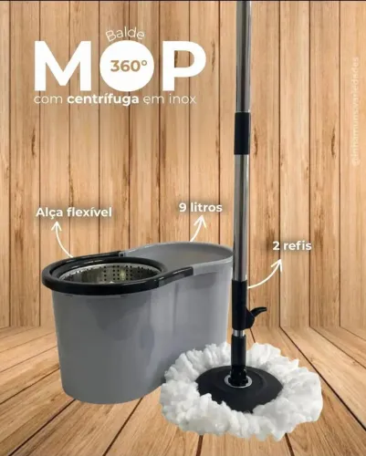 MOP giratório fita com balde