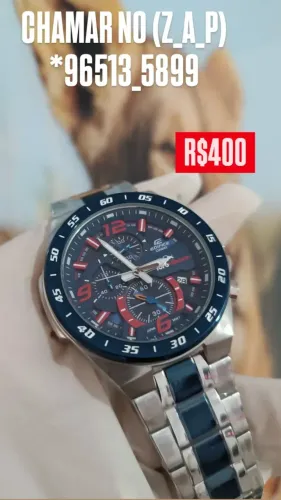 Relógio CASIO EDIFICE TORO ROSSO RED BULL