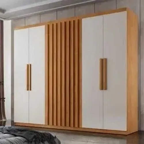 Guarda Roupa Casal 6 Portas 2 Gavetas 100% MDF