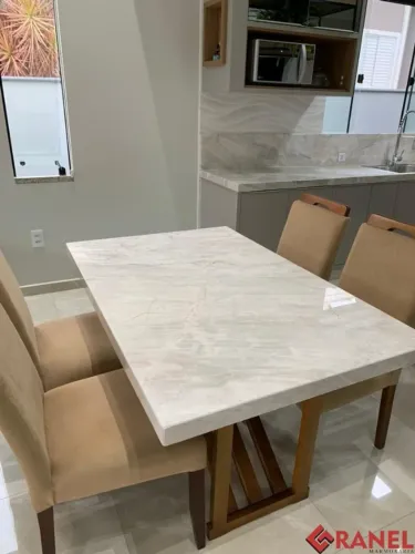 Tampo para mesa - Granito, Quartzo ou Mármore