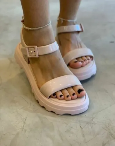 sandália melissa town sandal papete rosê tam. 37