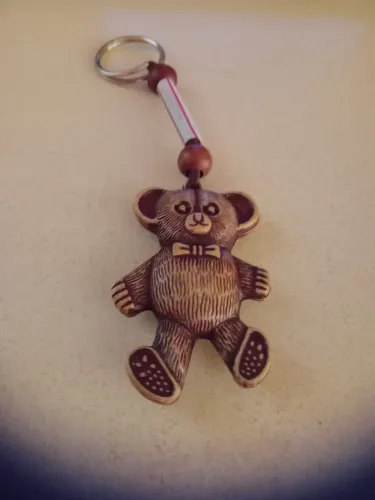 Chaveiro de Urso Vintage