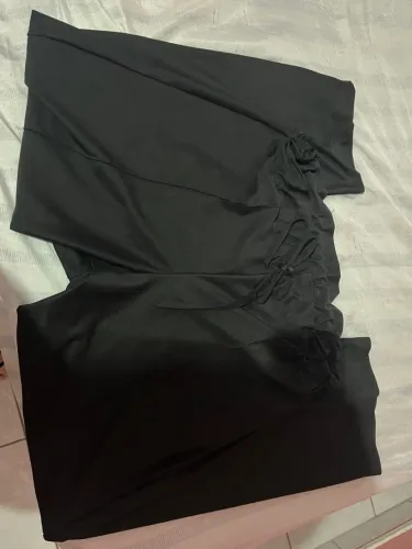 Calça Preta social com elástico cintura TAM M