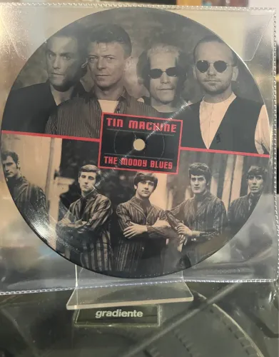 David Bowie (Tin Machine) & The Moody Blues - Go Now - Picture Disc - Vinil Compacto