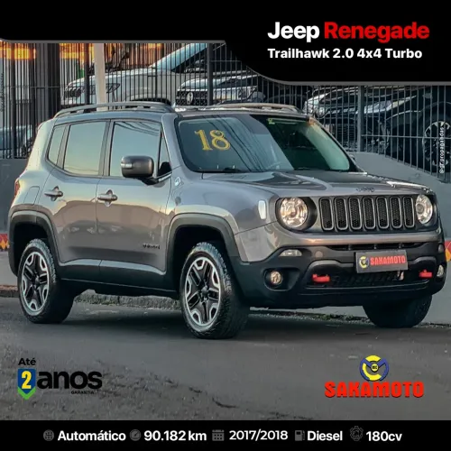 Jeep Renegade Trailhawk 2.0 4X4 TB Diesel AUT 2018