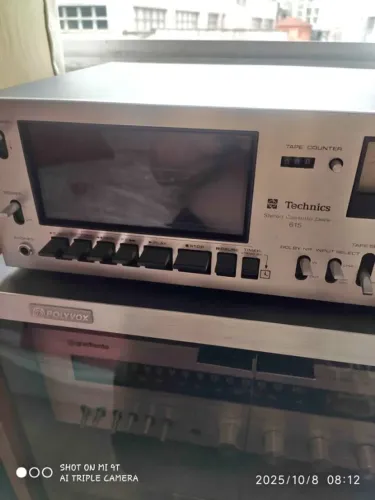 CASSETTE DECK TECHNICS 615 US , made in JAPAN 1973 semi novo 