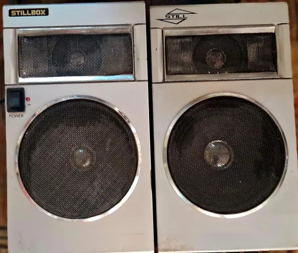 Caixas de som vintage STILLBOX ler descrição