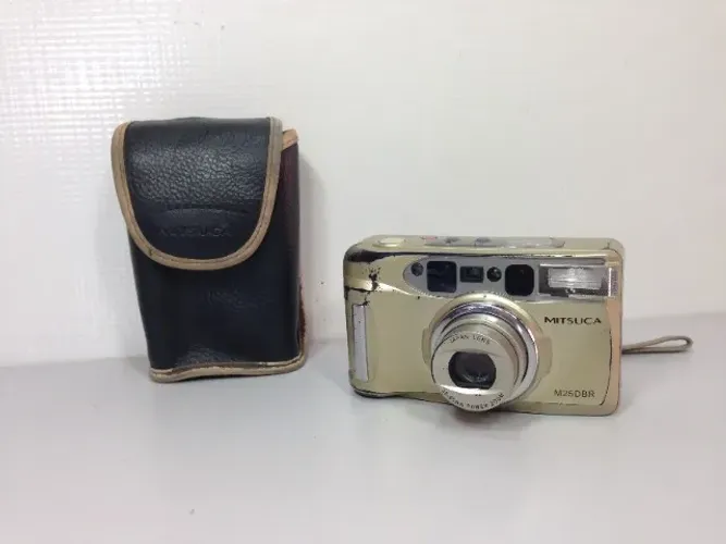 Camera Fotográfica Mitsuca M25dbr Filme 35mm *Funciona* T1 Ok (Usado)