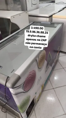 Expositor pra açaí sorvete 