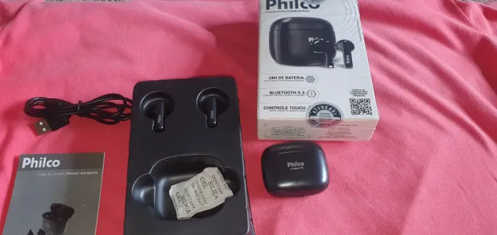 Fone de Ouvido PHILCO PFI200P AIRBEATS BLUETOOTH