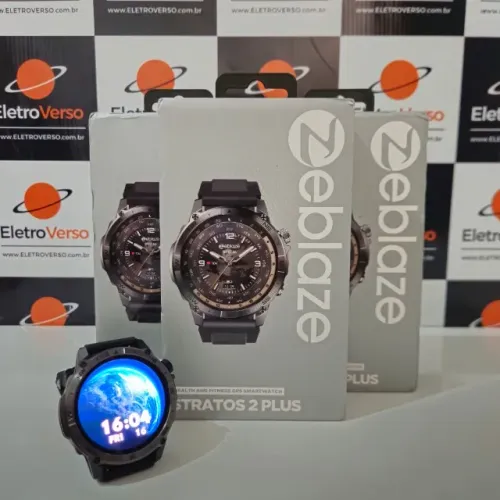 Smartwatch com GPS Zeblaze Stratos 2 Plus Lacrado e Original