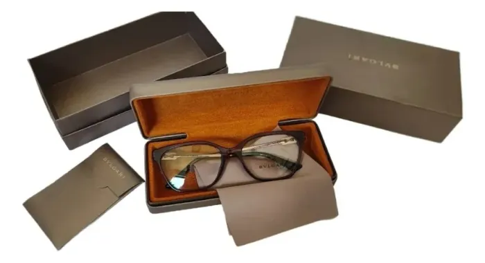 Armação De Óculos Bvlgari Mod 4207 5512 - Original