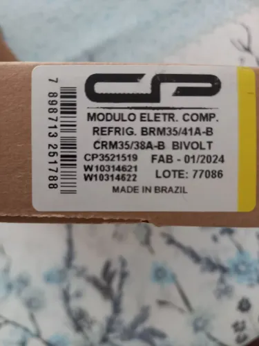 Módulo Eletrônico para Geladeira Brastemp BRM35 e CRM35/41A-B