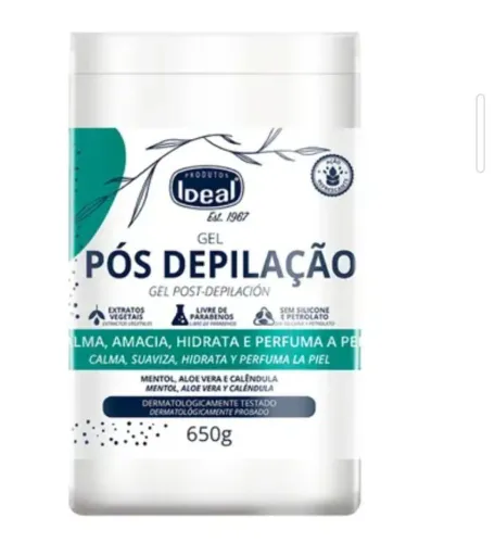  Gel Pós Depilação Ideal 650g