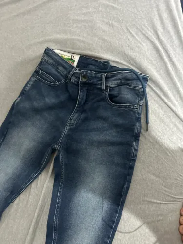 Calca Jeans Skinny Moletom Clint
