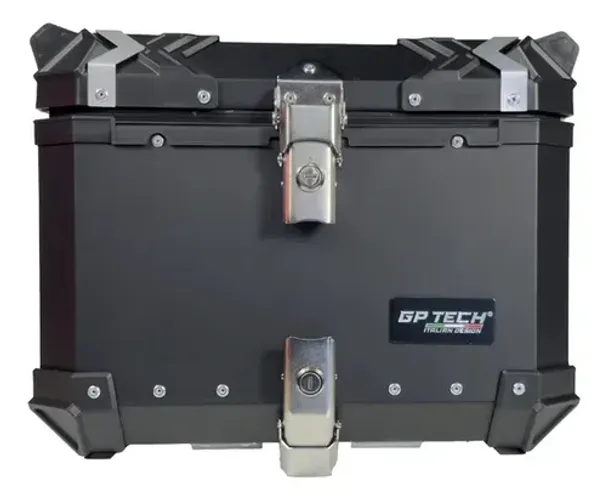bauleto 45 litros top case de aluminio gp tech