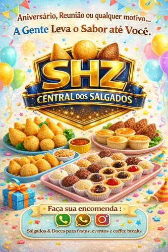Salgados e doce para festas e eventos corporativos