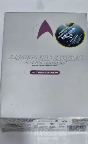 DVD Star Trek A Nova Geração 4a Temporada Jornada nas Estrelas