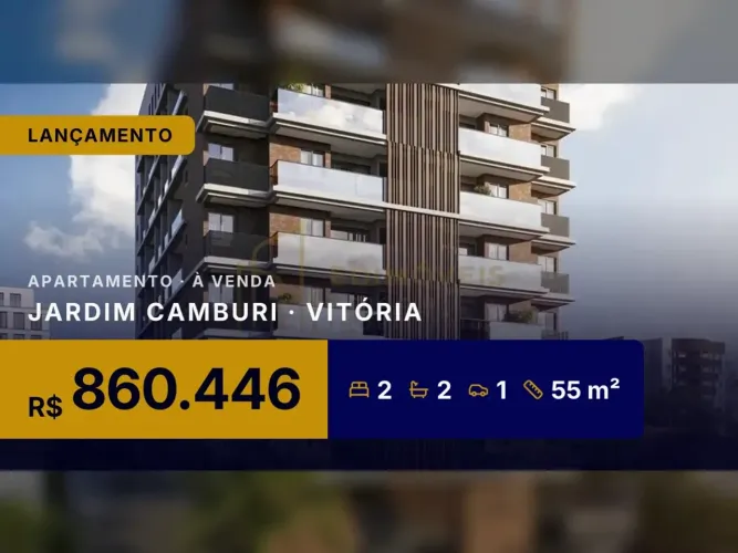Apartamento moderno em Jardim Camburi: 2 quartos e lazer completo!