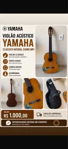 Violão Acústico Yamaha - C40MII (MP)