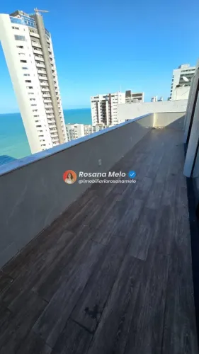 Edf Zaragoza,venda cobertura com vista mar,380m,6 quartos,reformada.