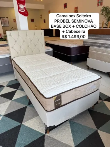 Cama de Solteiro PROBEL SEMINOVO TOP - Entrego!