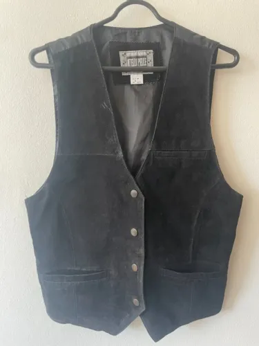 Colete de couro M - Masculino