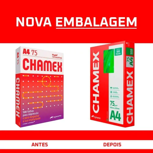 Caixa CHAMEX com 10 pacotes