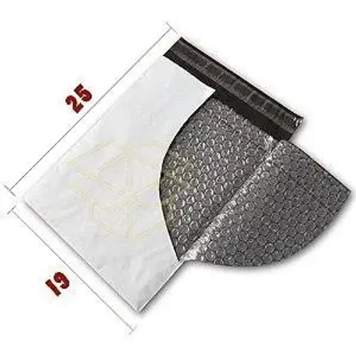 Envelope de segurança para correios com plástico bolha 25x19 80 unidades