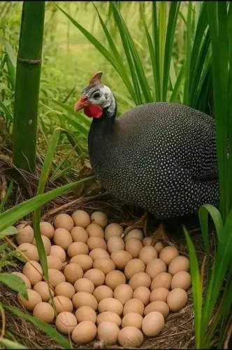 Ovos de Galinha da Angola