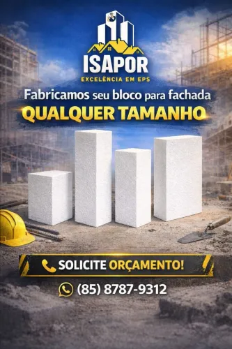 Fabricamos bloco de isopor