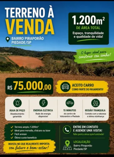 Terreno para chacara