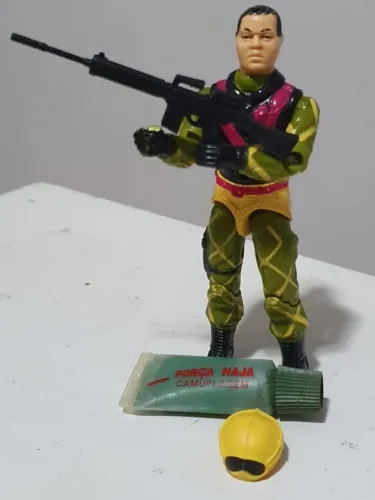BONECO GI JOE - COMANDOS EM AÇÃO - NAJA PISTOLEIRO (1983)