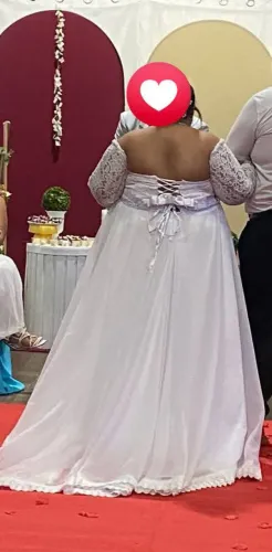 Vestido de noiva Plus size, usado apenas uma vez.
