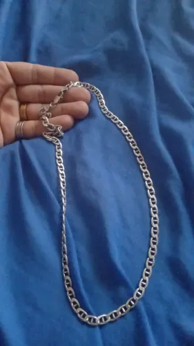 Cordão de prata 42 gramas  60cm 